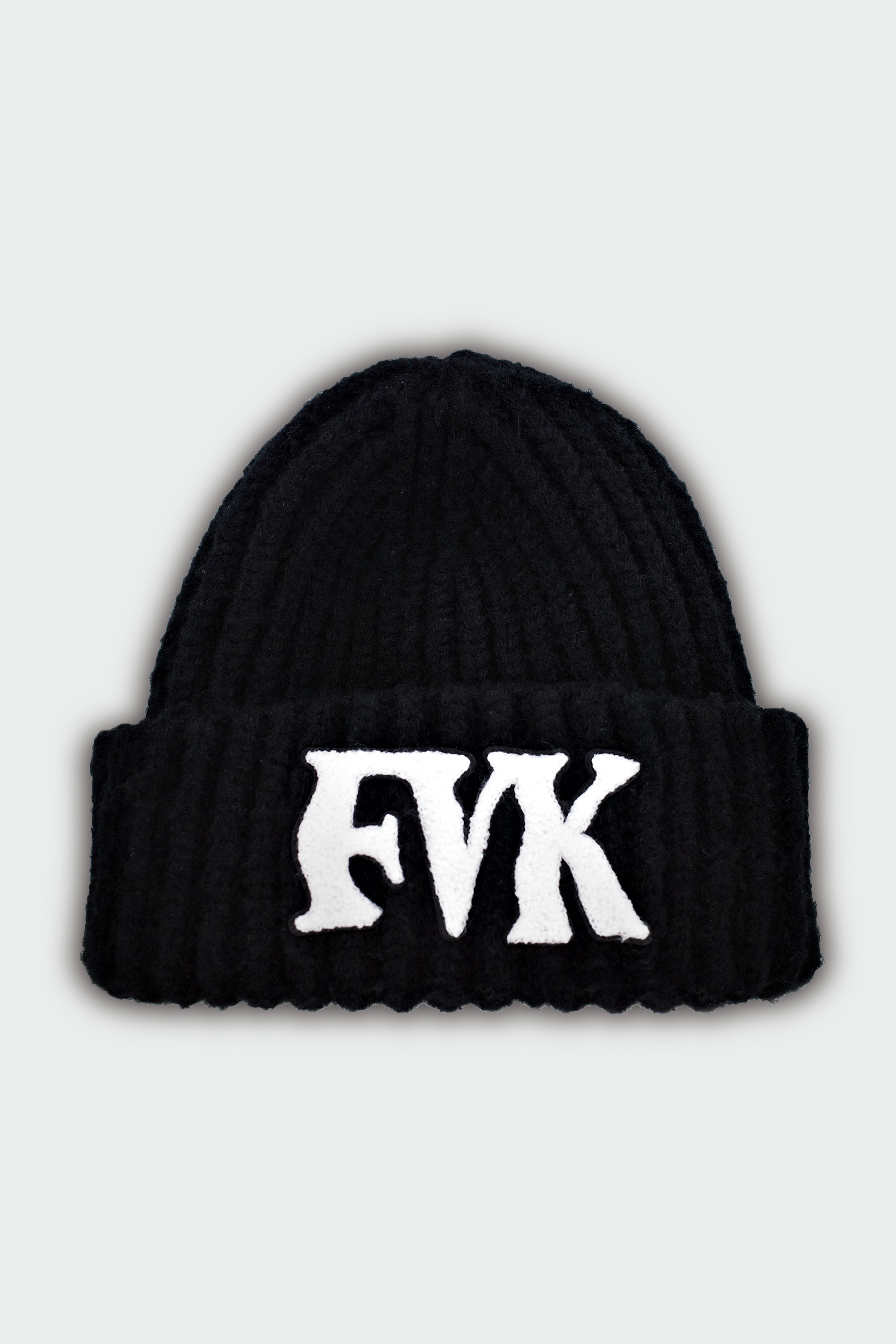 FVK logo beanie (black)
